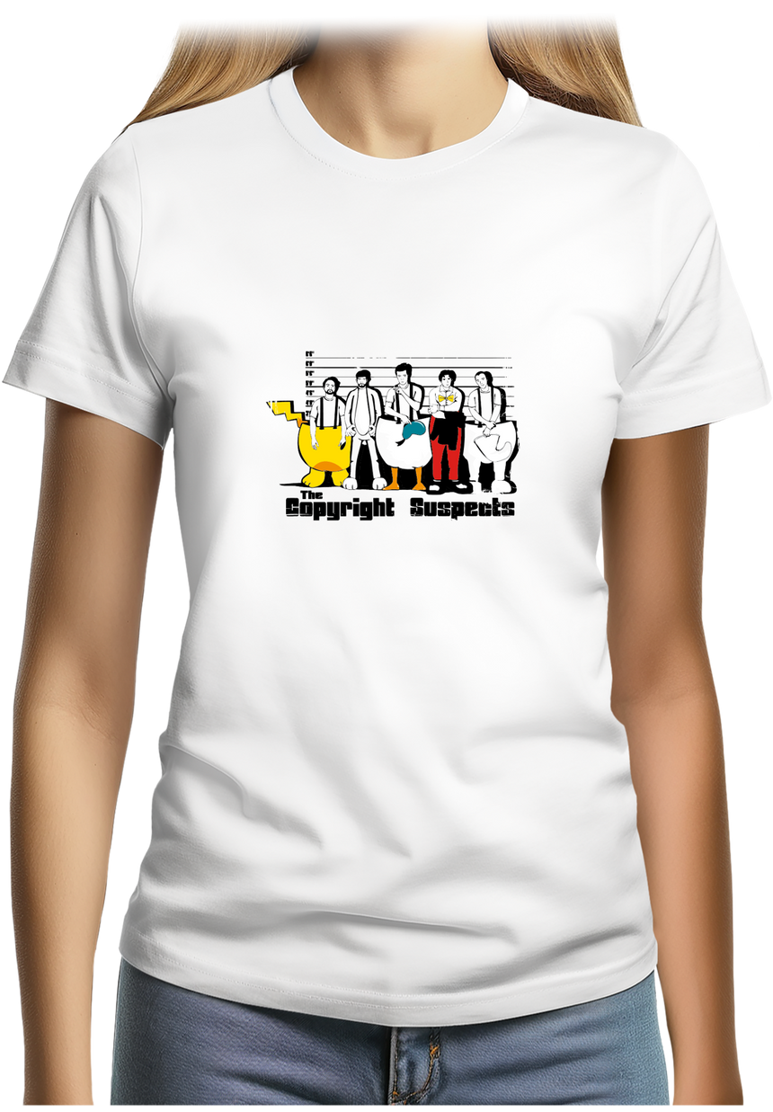T-Shirt Femme Copyright suspects