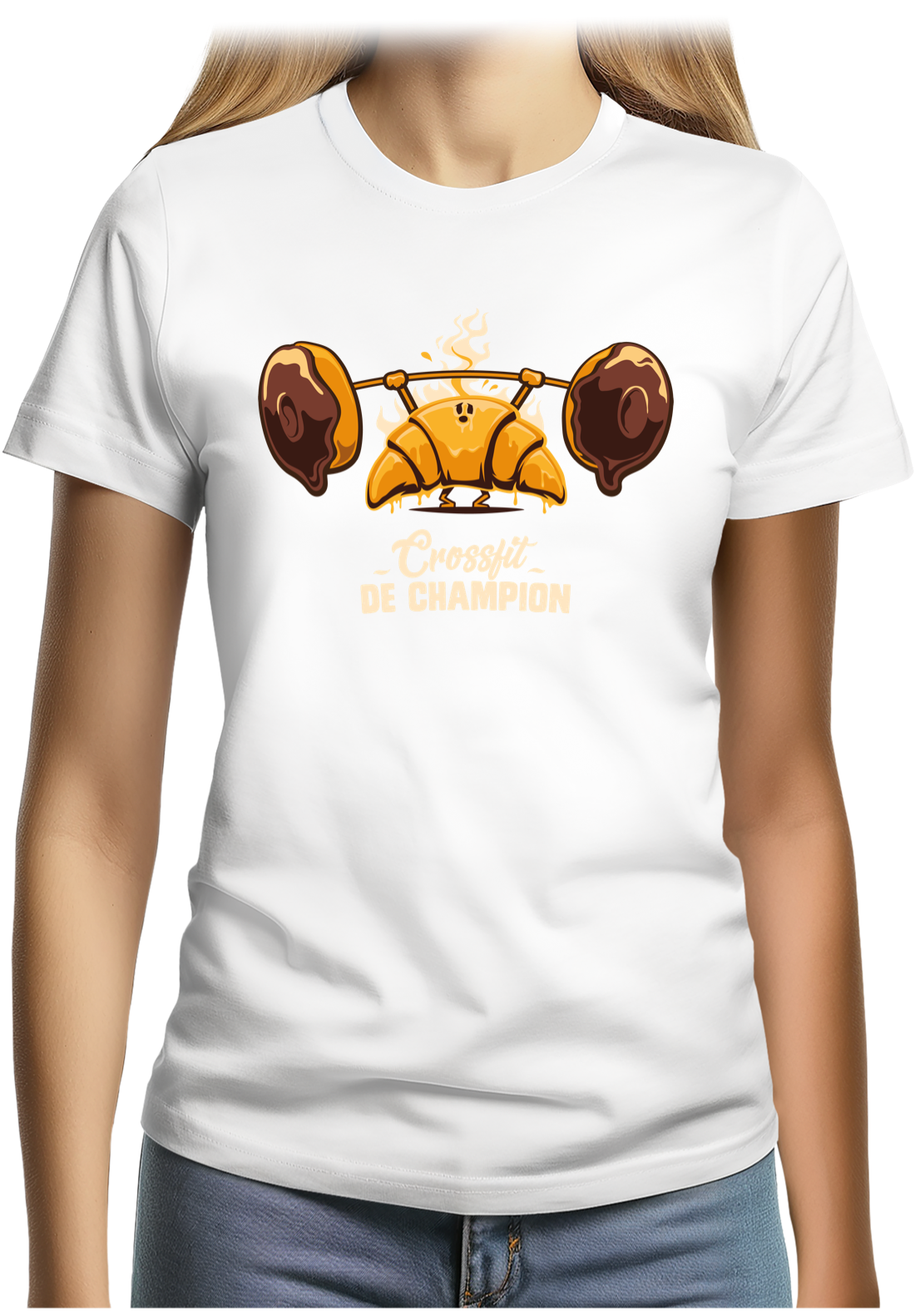 T-Shirt Femme Champion des petits déjeuners