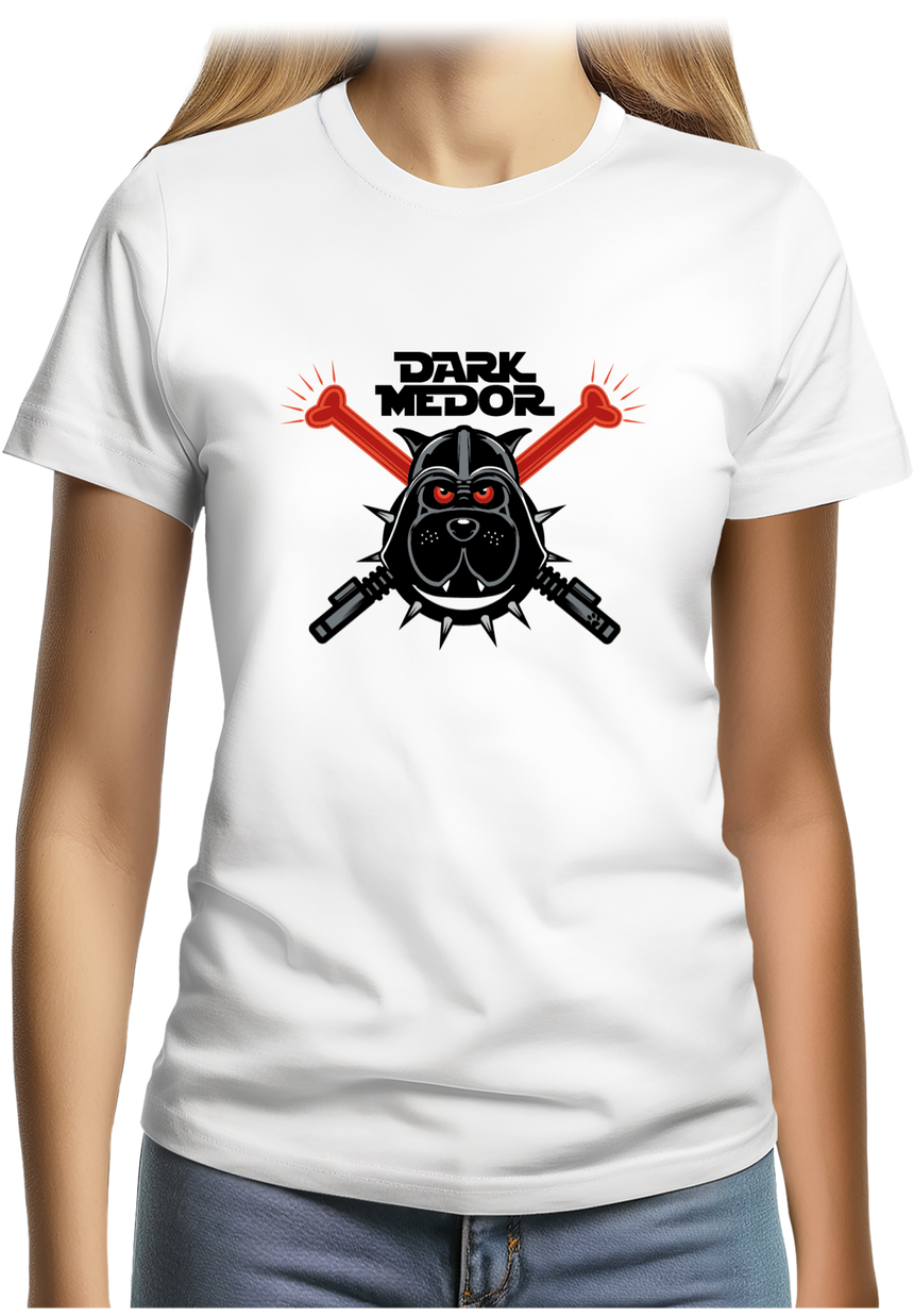T-Shirt Femme Chien Dark Medor