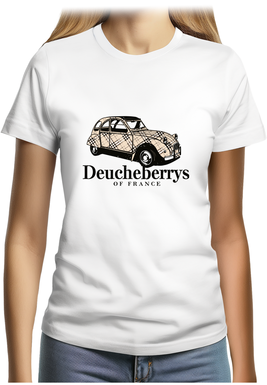 T-Shirt Femme Voiture 2CV Deuchberrys