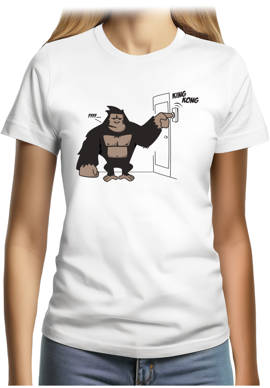 T-Shirt Femme King Kong sonnette