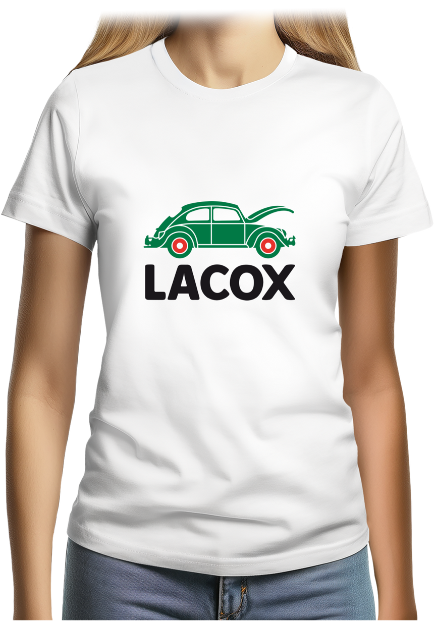 T-Shirt Femme Voiture Coccinelle façon crocodile