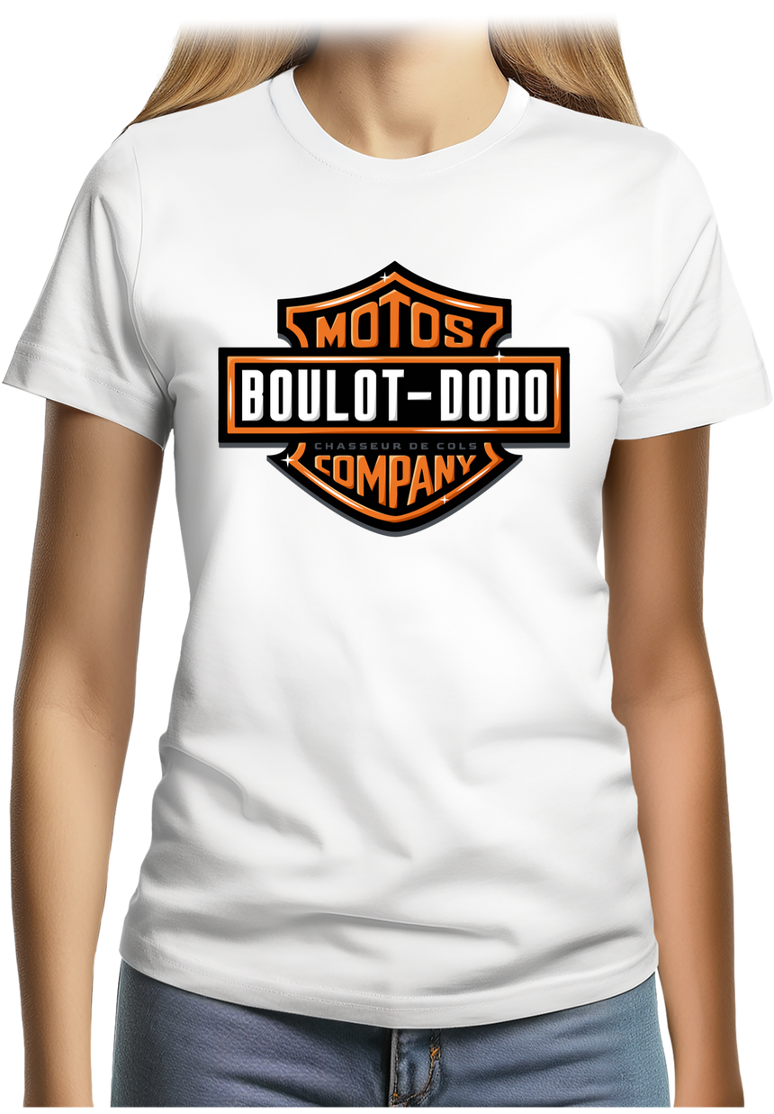 T-Shirt Femme Motos boulot dodo