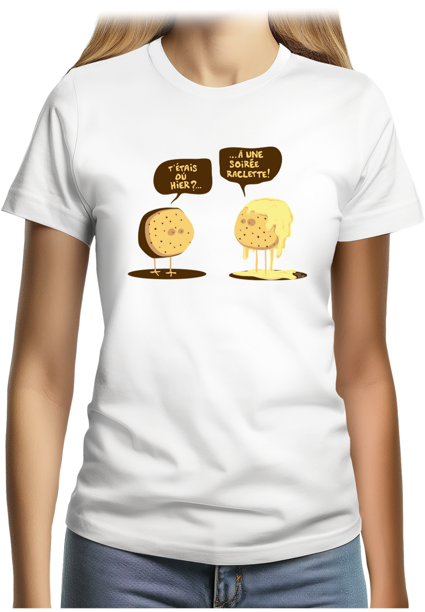 T-Shirt Femme Raclette party