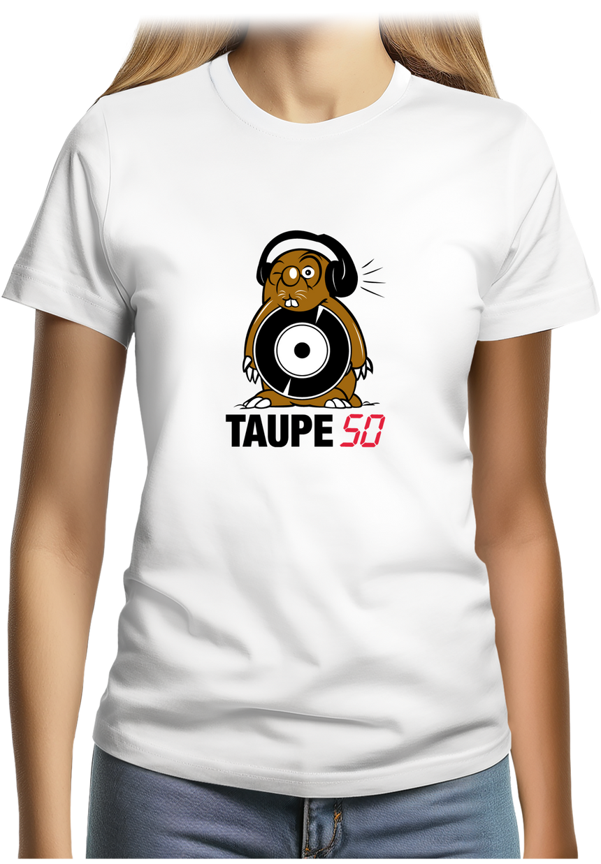 T-Shirt Femme Top 50 version Taupe 50