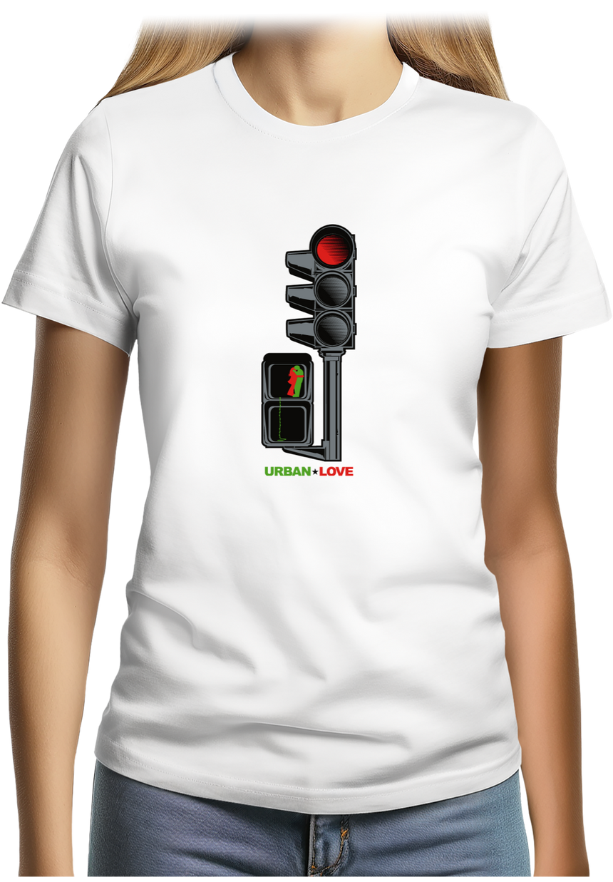 T-Shirt Femme Feu tricolore des amoureux