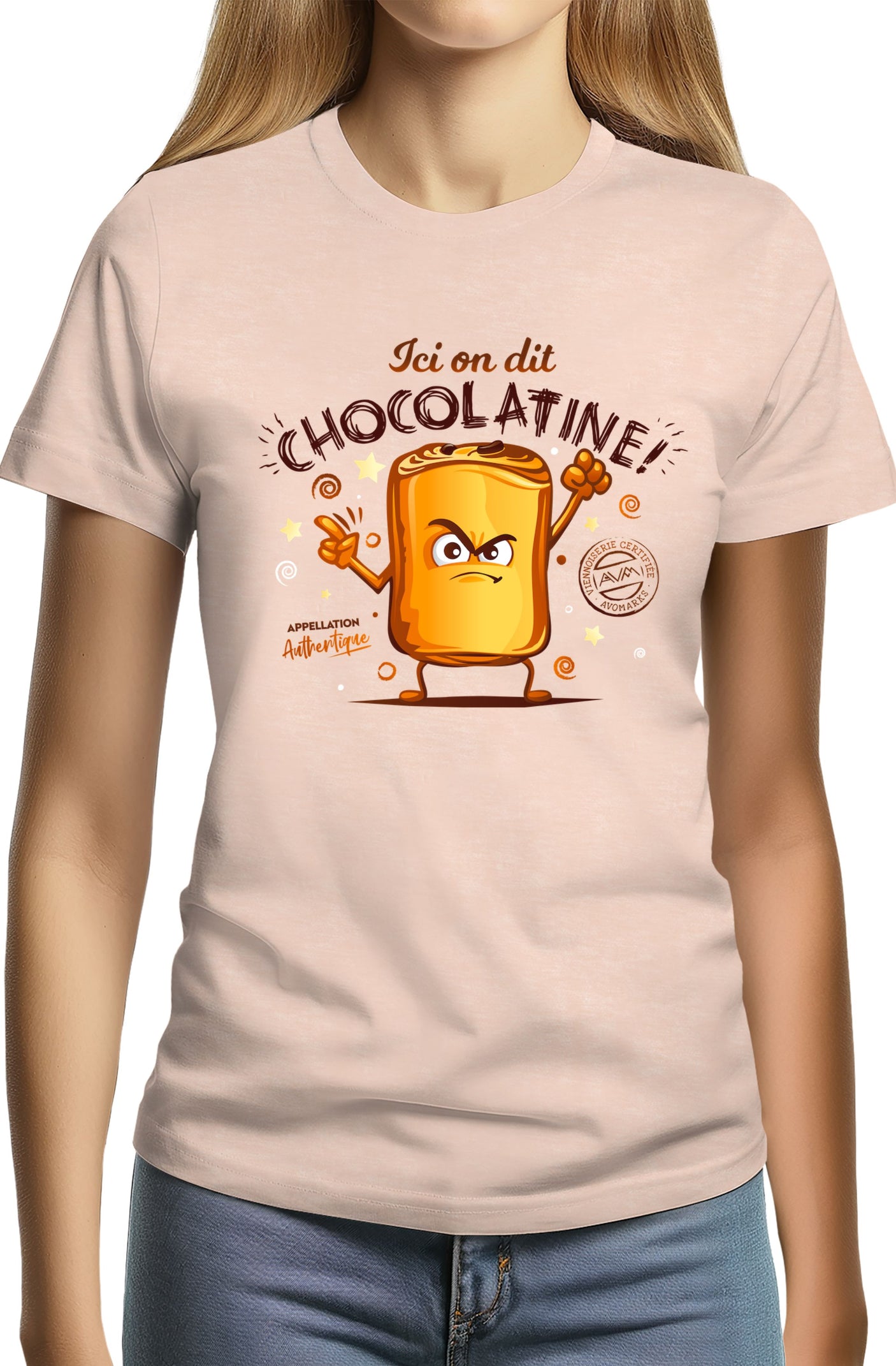 T-shirt Femme Chocolatine