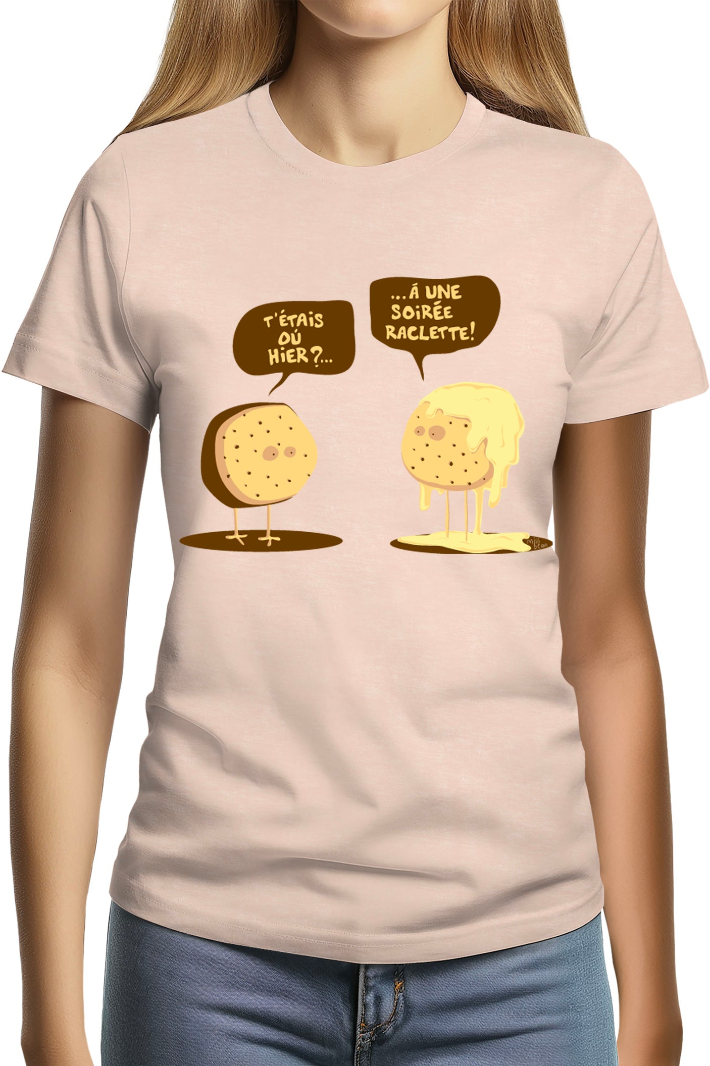 T-Shirt Femme Raclette party