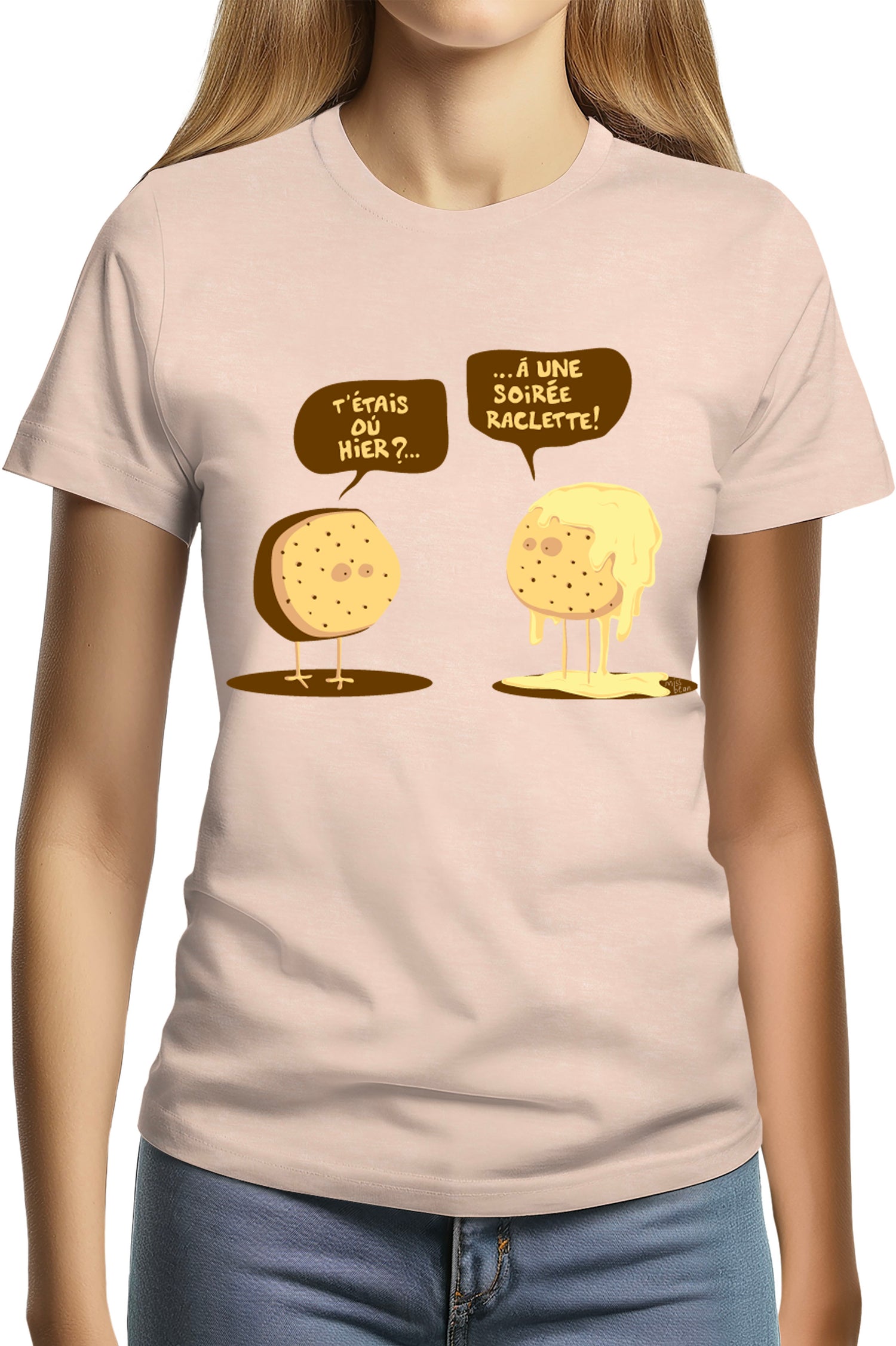 T-Shirt Femme Raclette party
