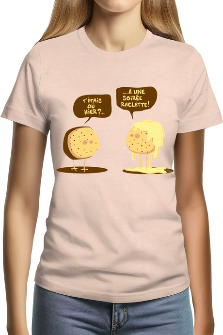 T-Shirt Femme Raclette party