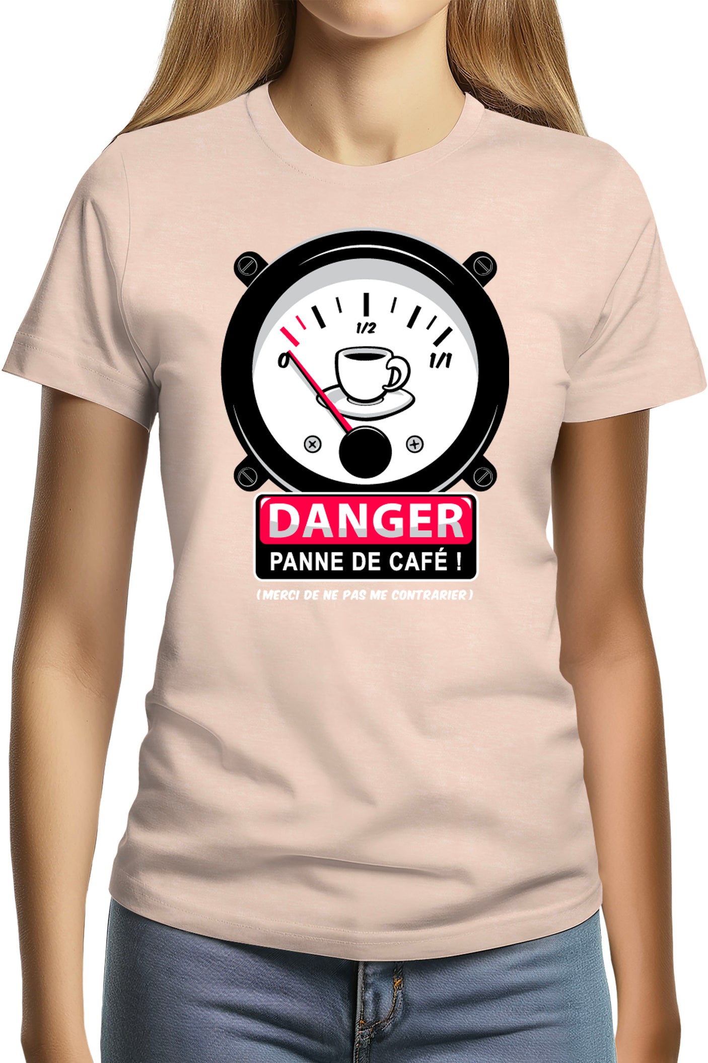 T-Shirt Femme Panne sèche de café