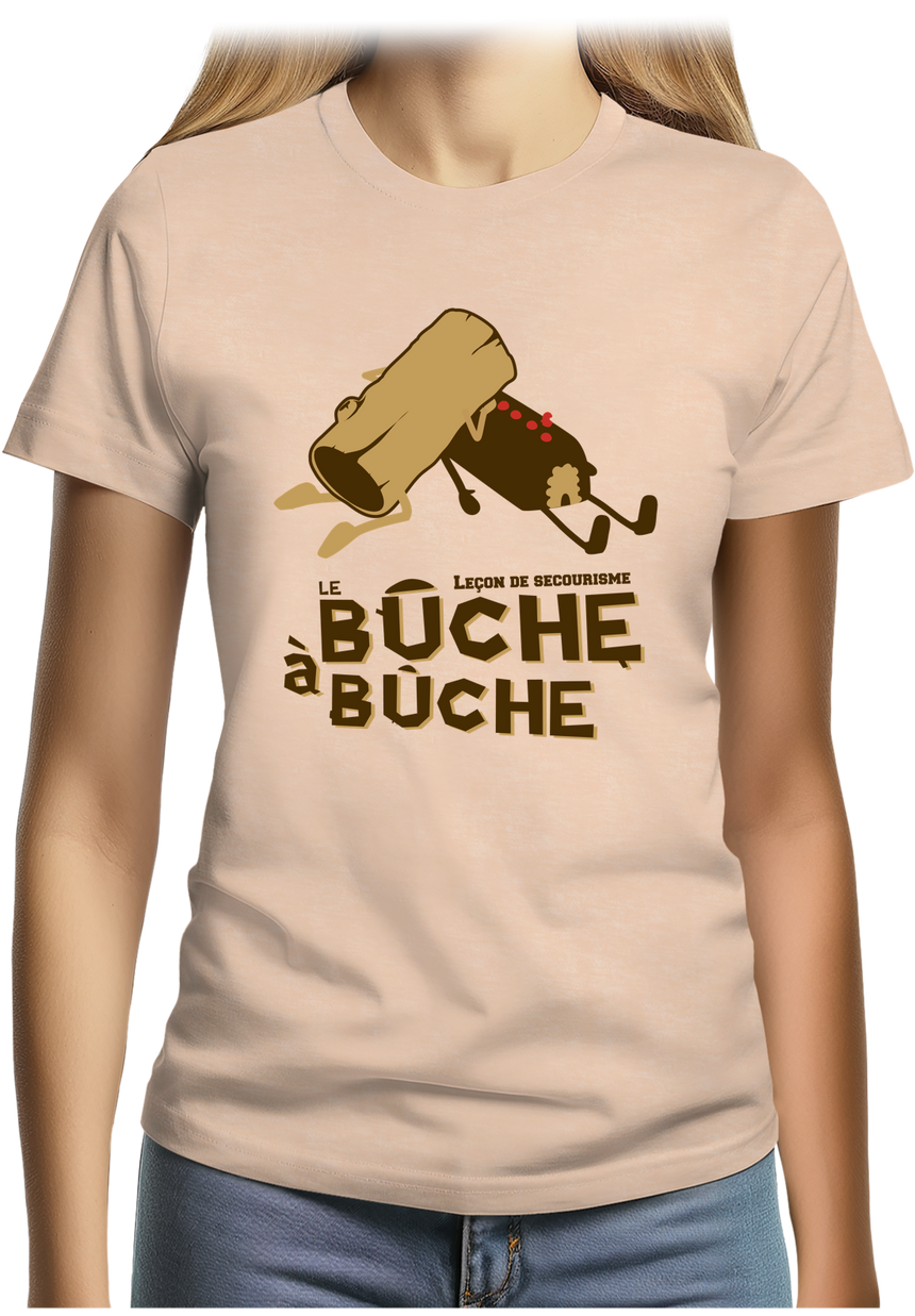 T-Shirt Femme Le Bûche à Bûche
