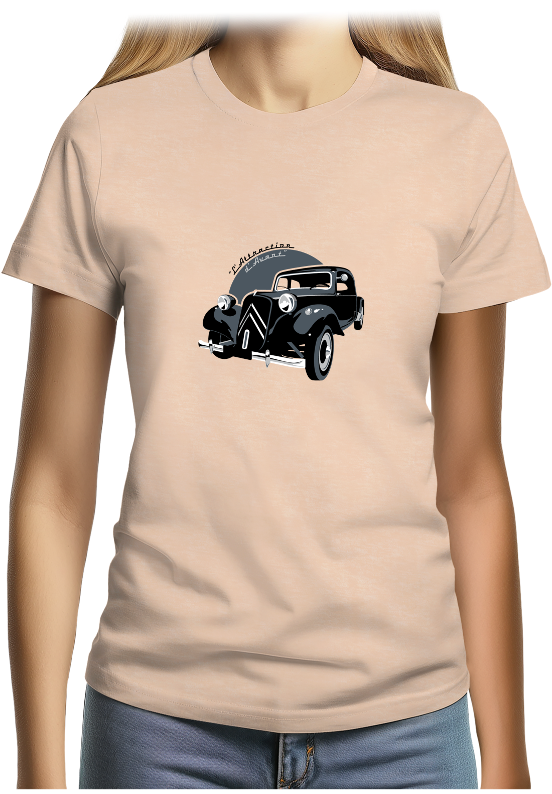 T-Shirt Femme La Traction, l'attraction d'avant