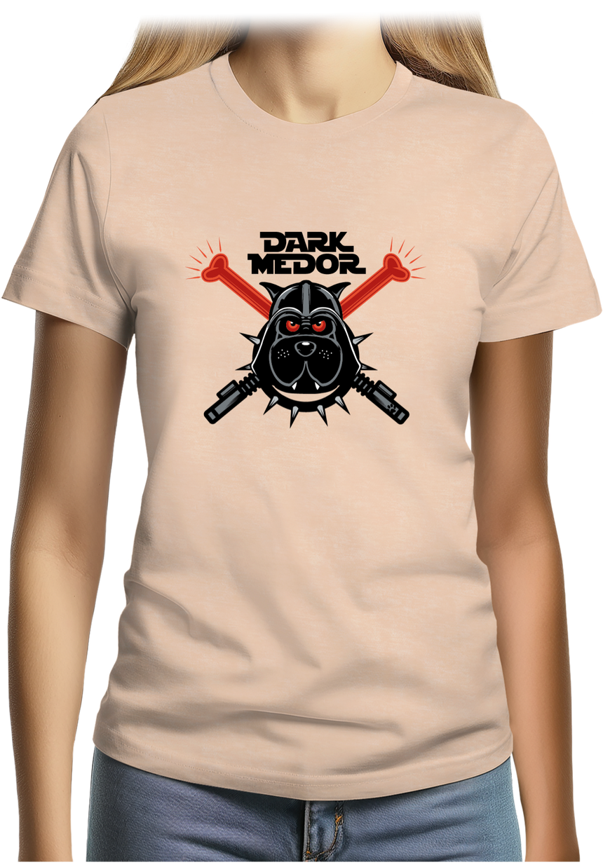 T-Shirt Femme Chien Dark Medor