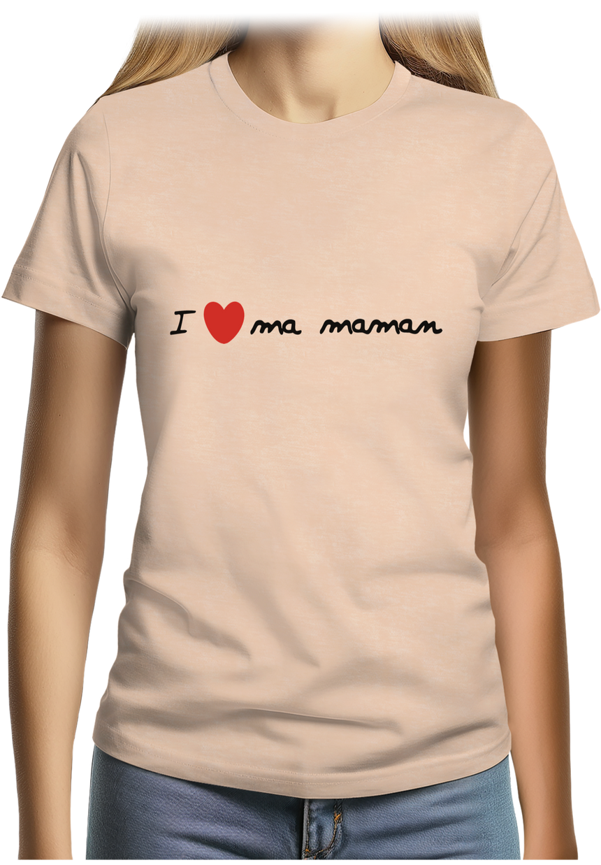 T-Shirt Femme I Love Maman