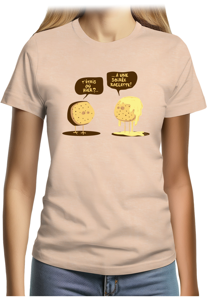 T-Shirt Femme Raclette party