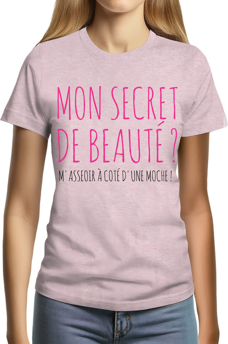 T-Shirt Femme Mon secret de beauté ?