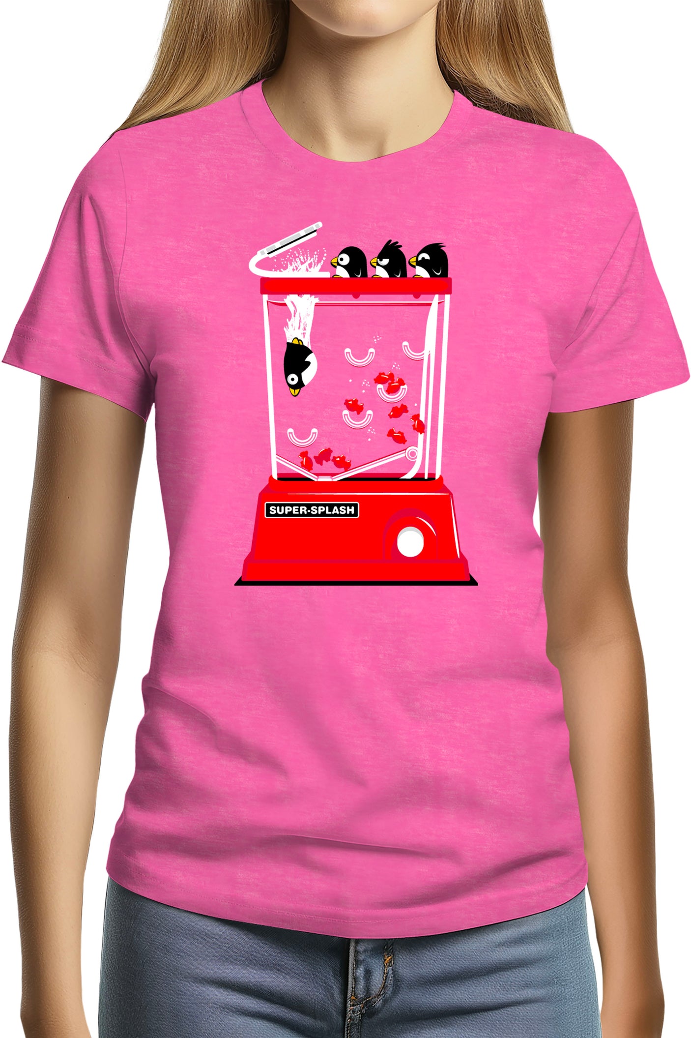 T-Shirt Femme Super Splash Pingouin