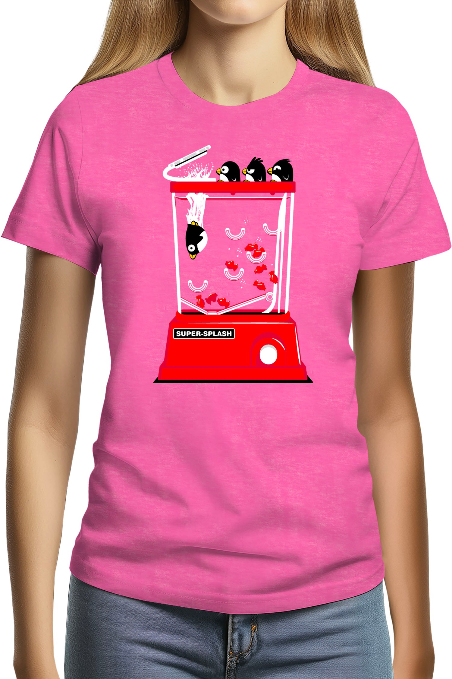 T-Shirt Femme Super Splash Pingouin