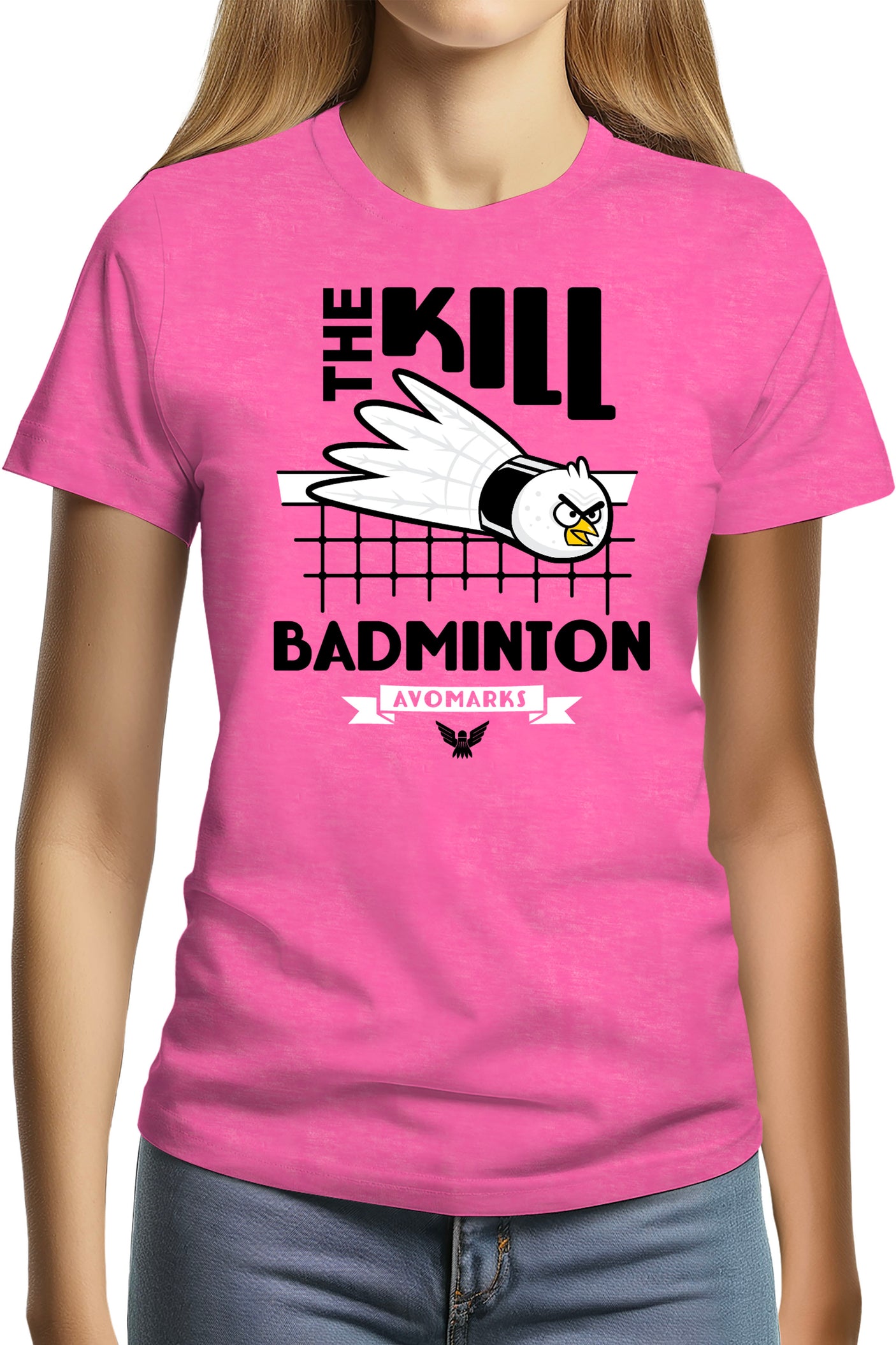 T-Shirt Femme Kill Badminton