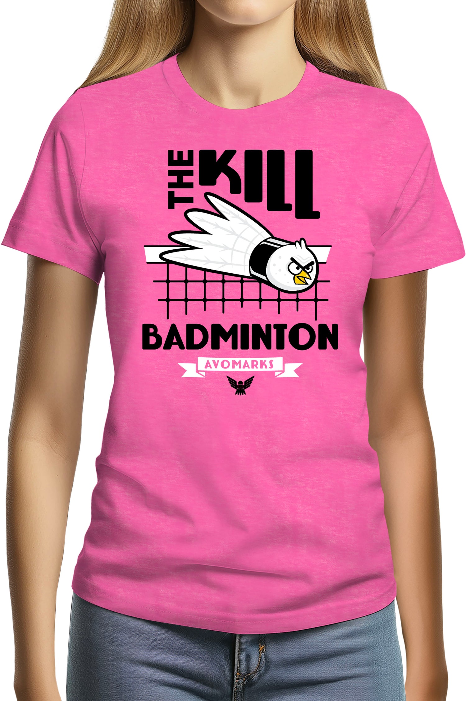 T-Shirt Femme Kill Badminton
