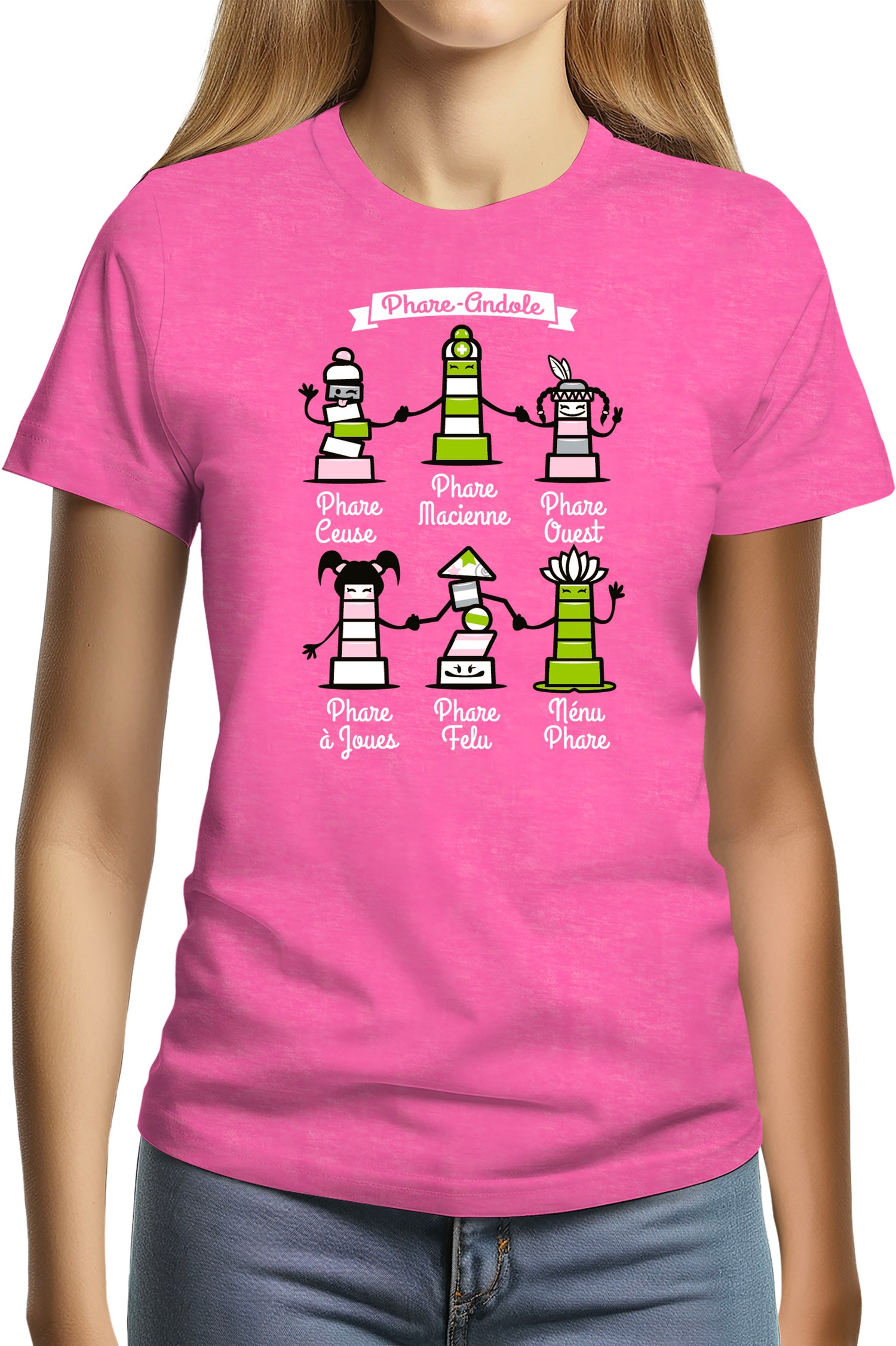 T-Shirt Femme Les 06 phares andoles