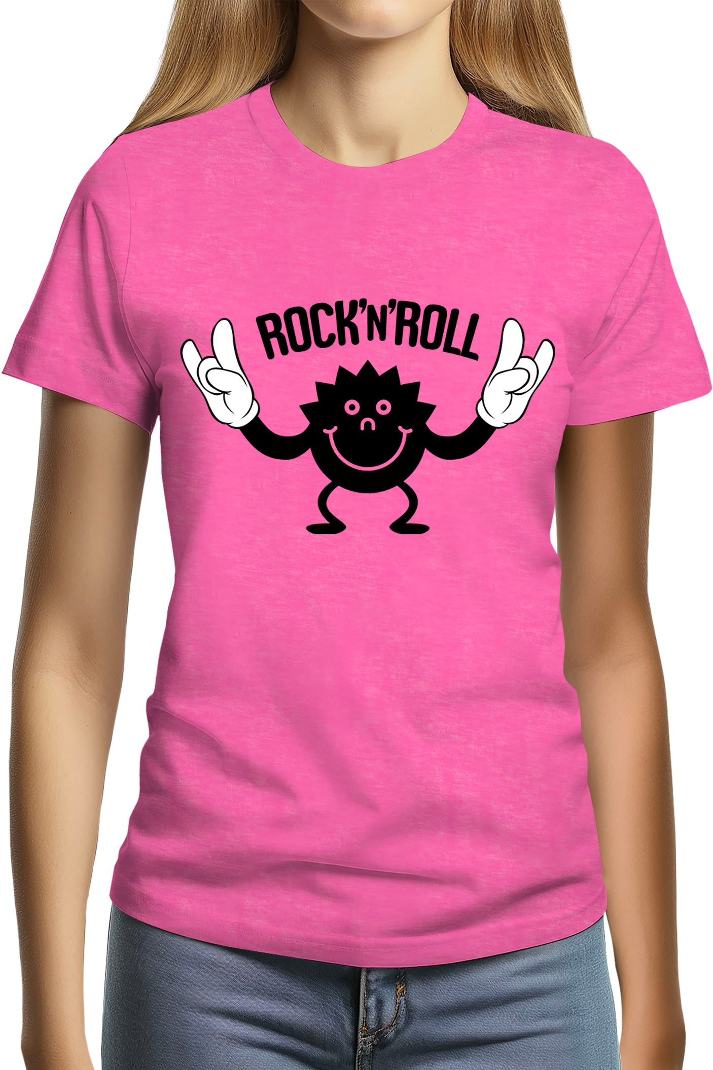 T-Shirt Femme Smile Rock'N'Roll