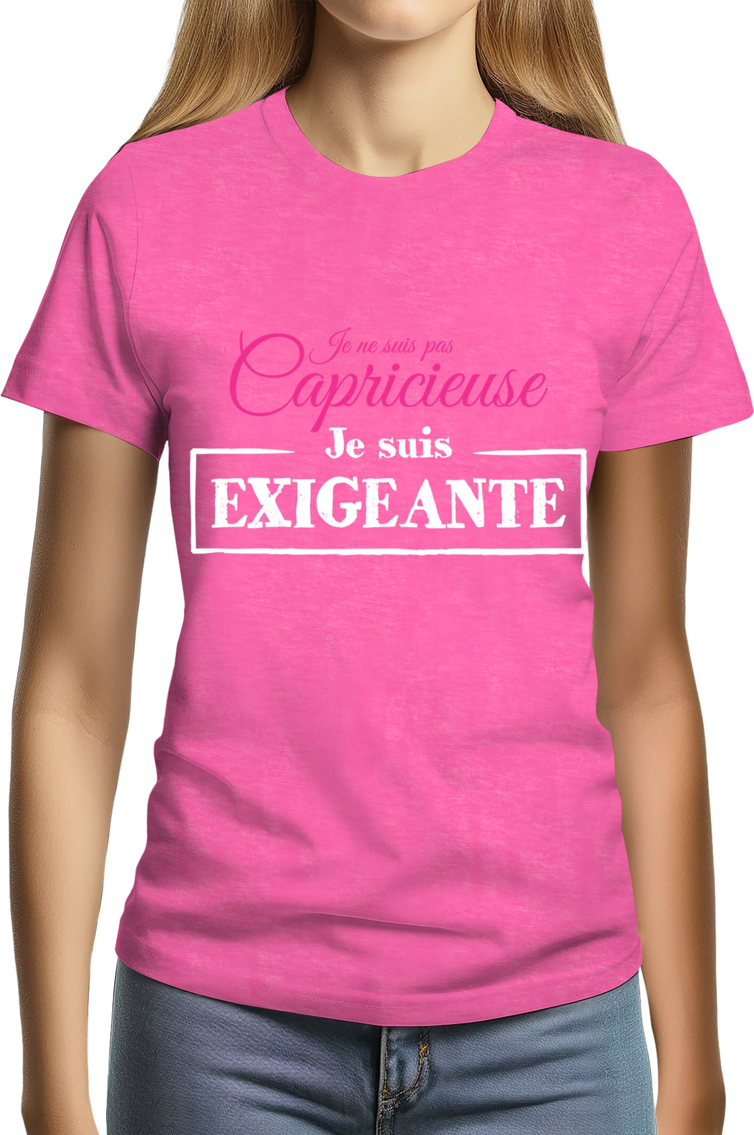 T-Shirt Femme Je ne suis pas capricieuse