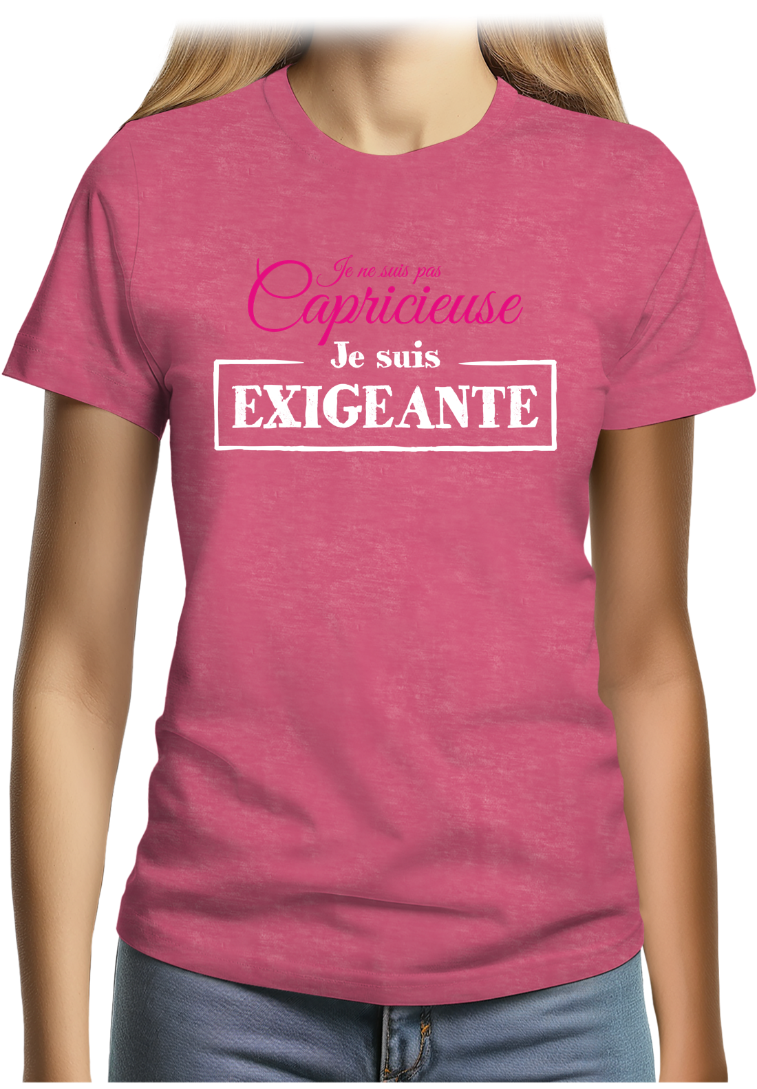 T-Shirt Femme Je ne suis pas capricieuse