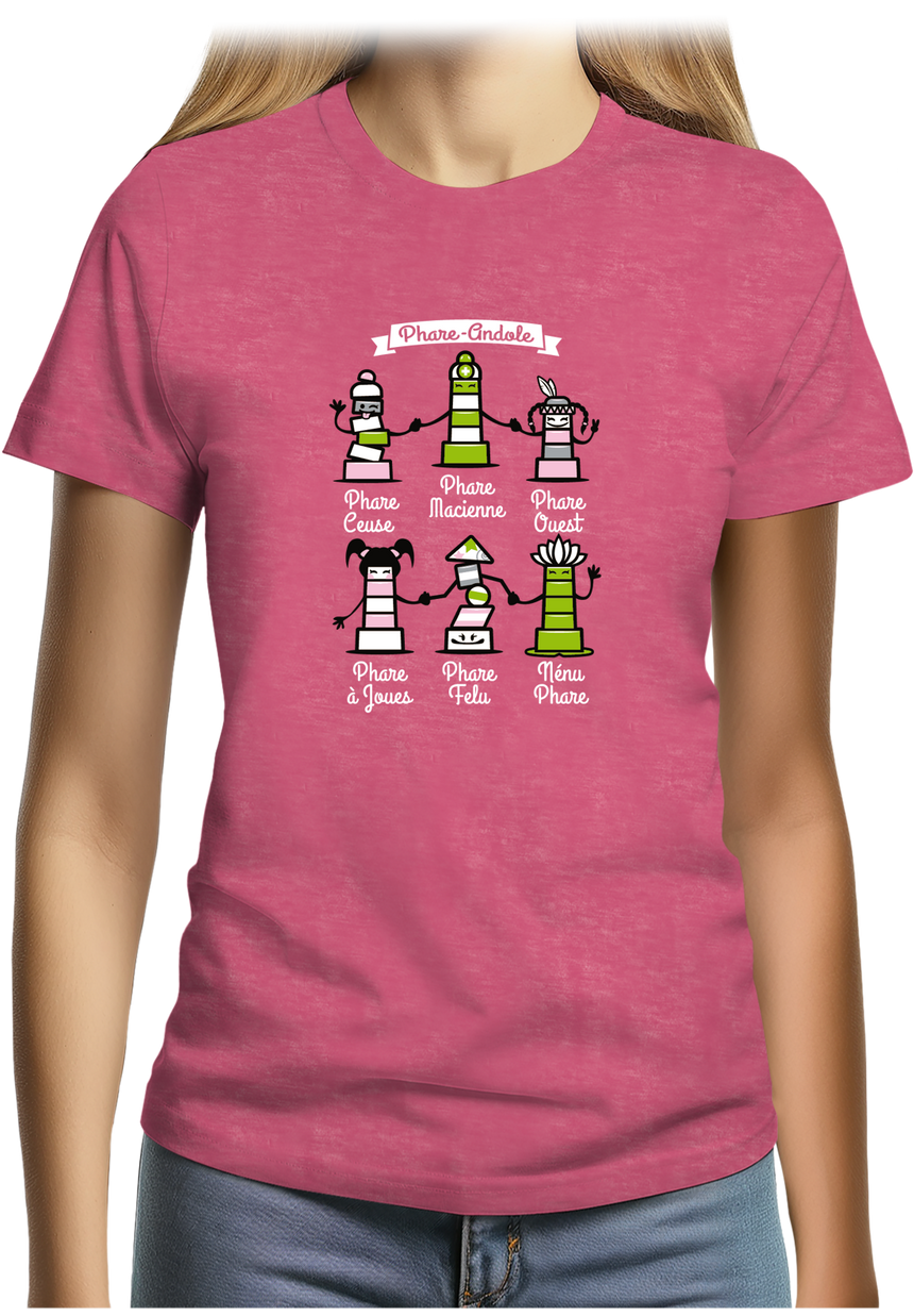 T-Shirt Femme Les 06 phares-andoles