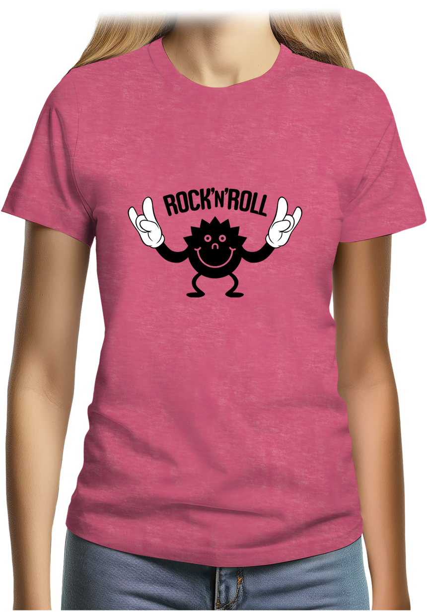 T-Shirt Femme Smile Rock'N'Roll
