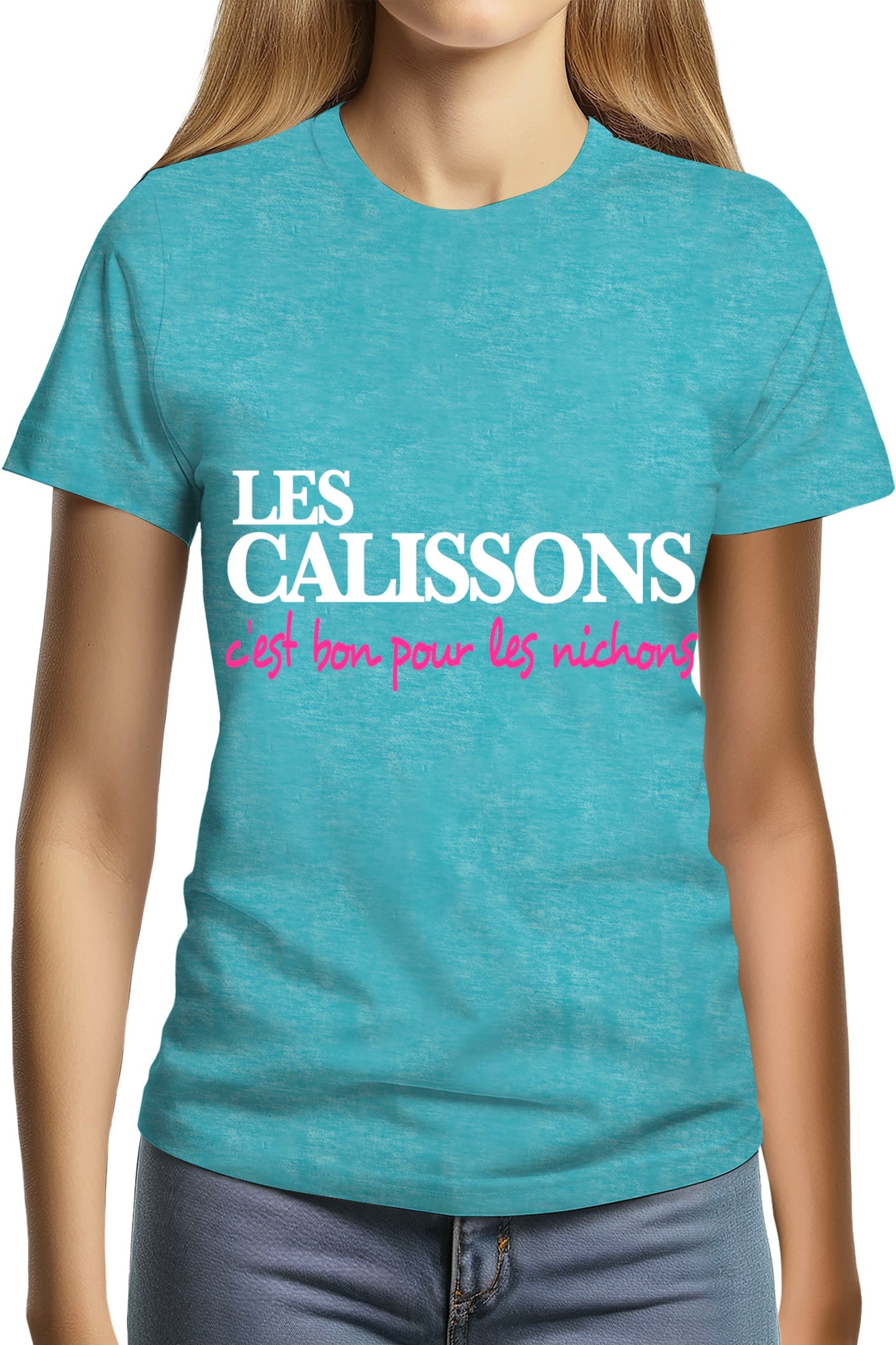T-Shirt Femme Les Calissons C'est Bon Pour les nichons