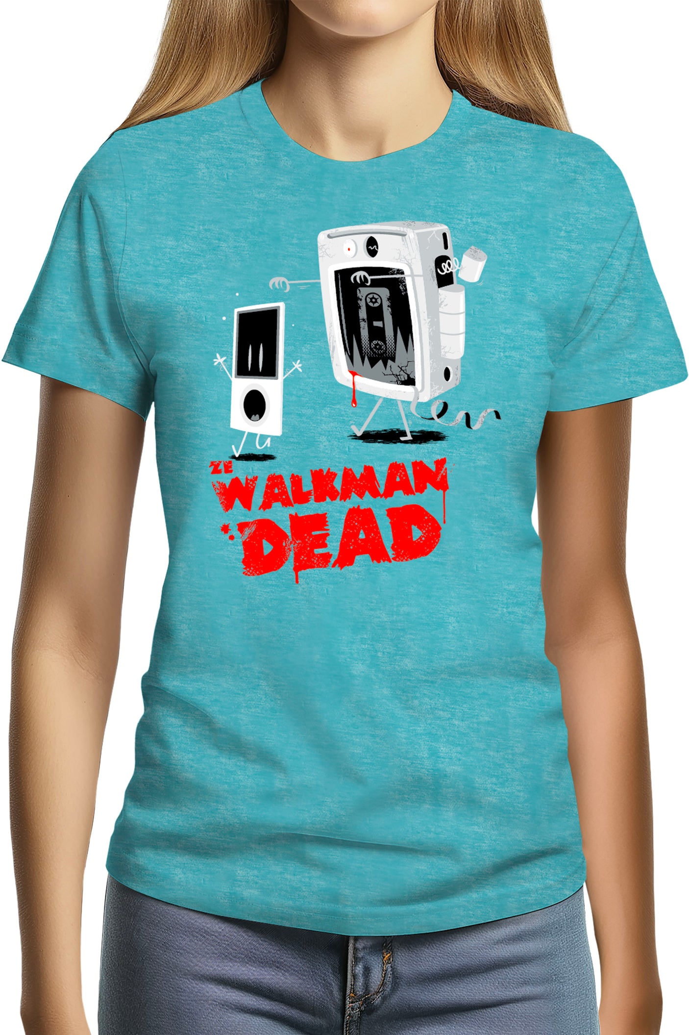 T-Shirt Femme Ze Walkman dead