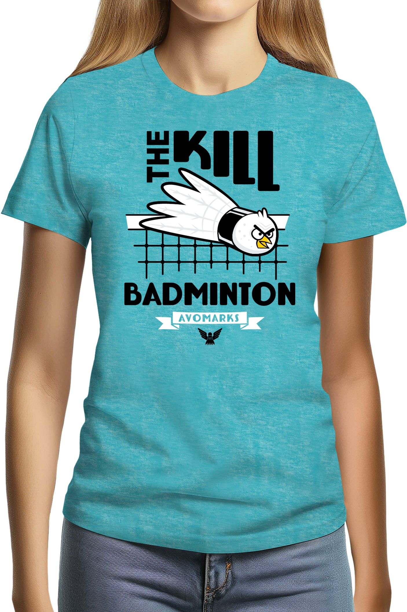 T-Shirt Femme Kill Badminton