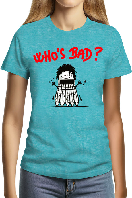 T-Shirt Femme Le badminton par Michael Jackson