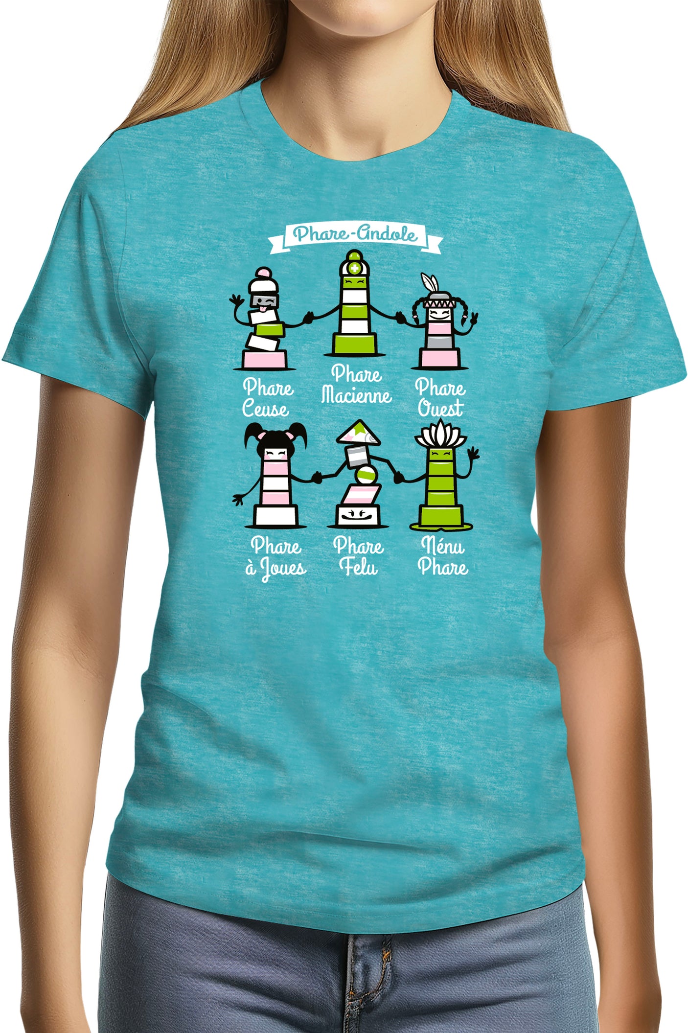 T-Shirt Femme Les 06 phares andoles