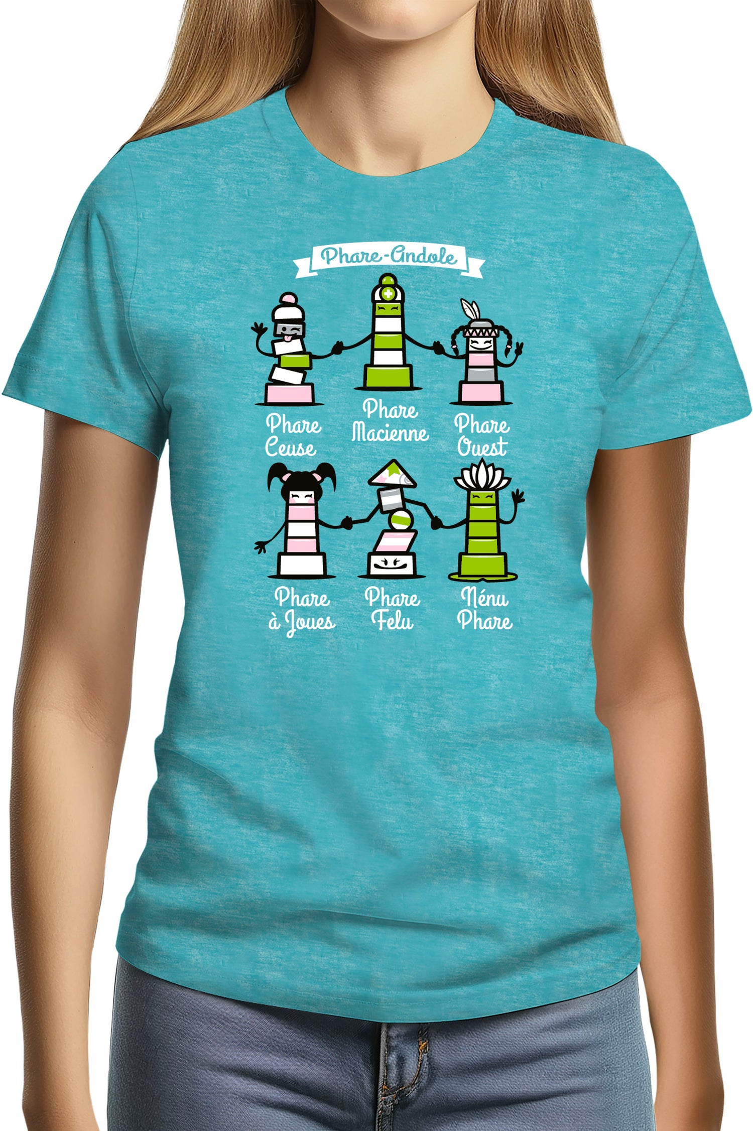 T-Shirt Femme Les 06 phares andoles