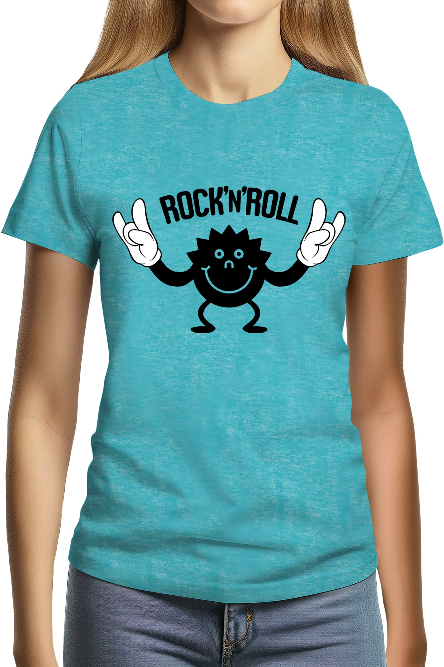 T-Shirt Femme Smile Rock'N'Roll