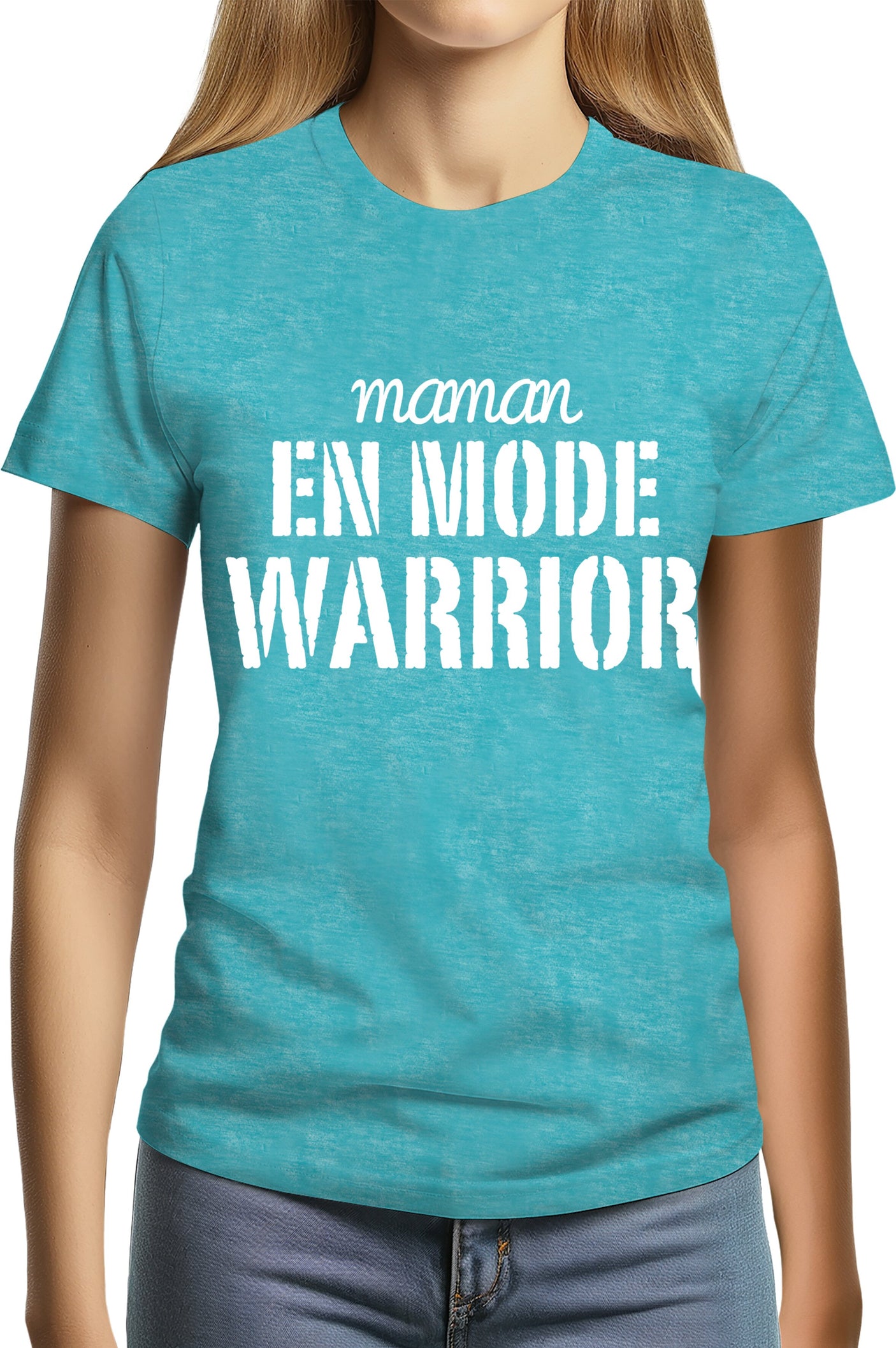 T-Shirt Femme Maman en mode Warrior