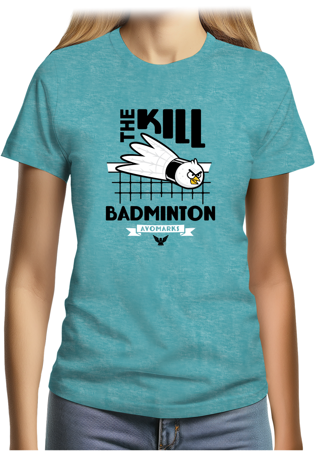 T-Shirt Femme Kill Badminton