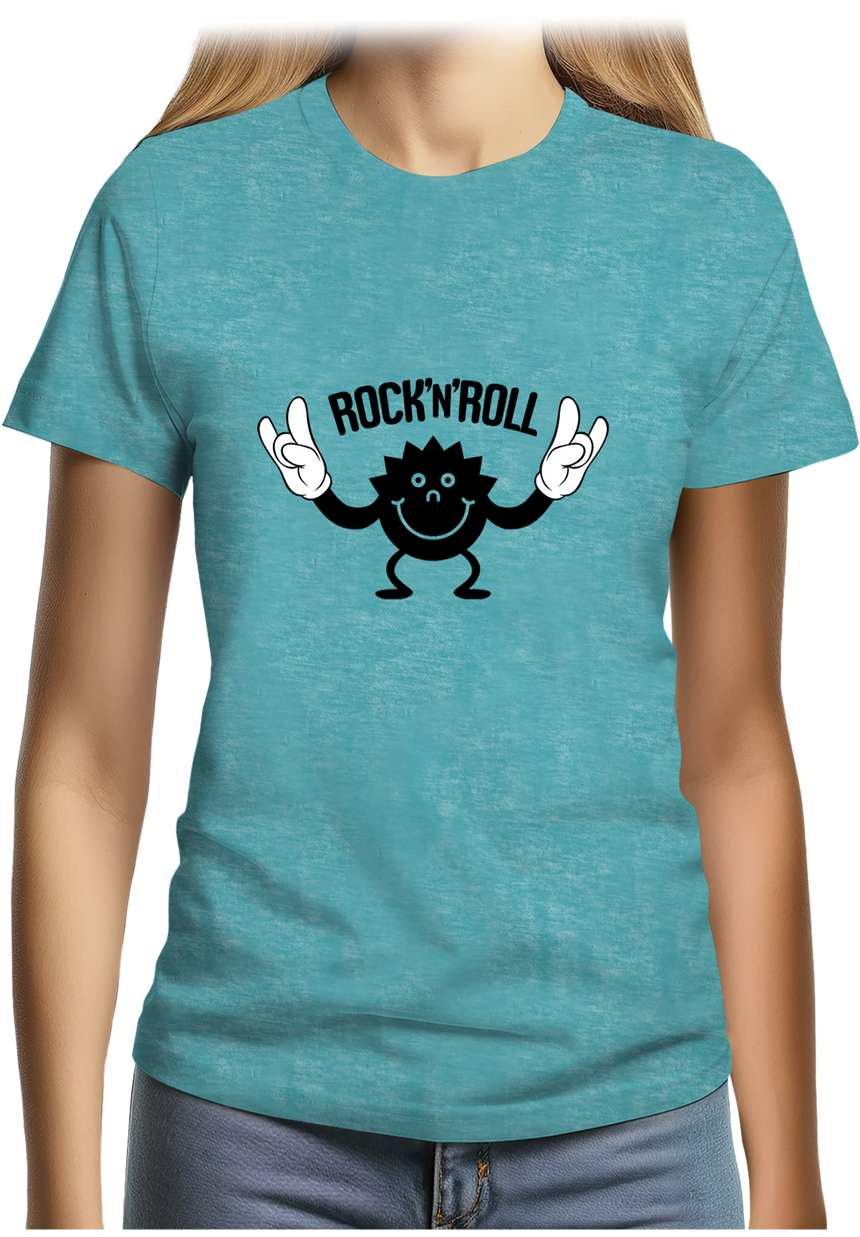 T-Shirt Femme Smile Rock'N'Roll