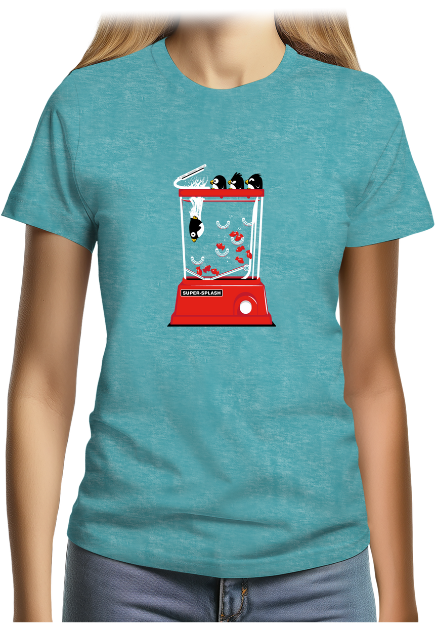 T-Shirt Femme Super Splash Pingouin