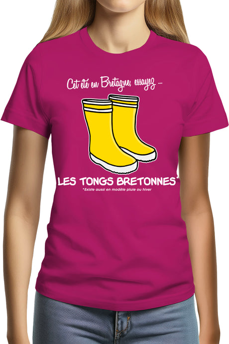 T-Shirt Femme Les Tongs Bretonnes