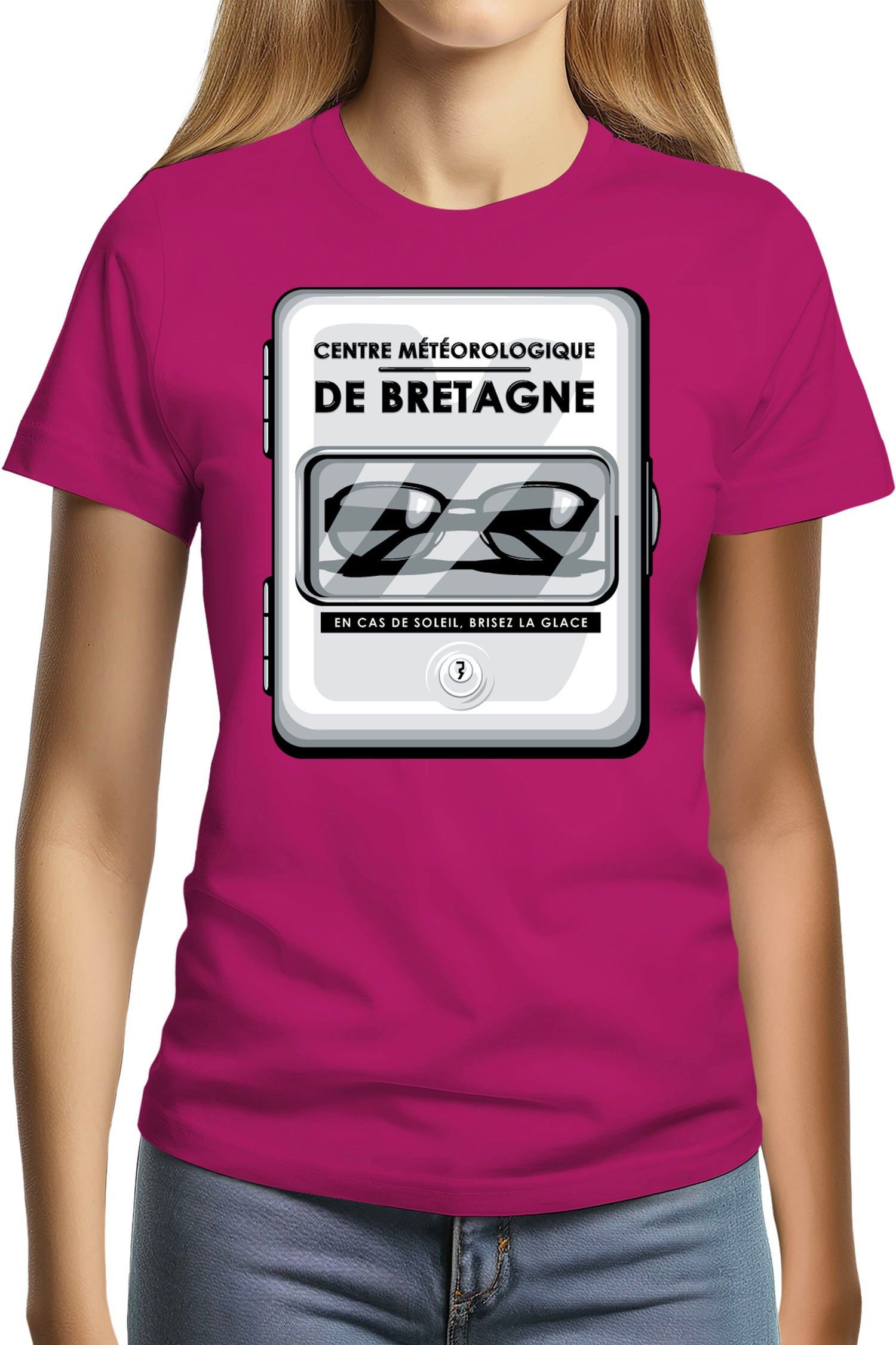 T-Shirt Femme Sun Glass Bretagne Lunette