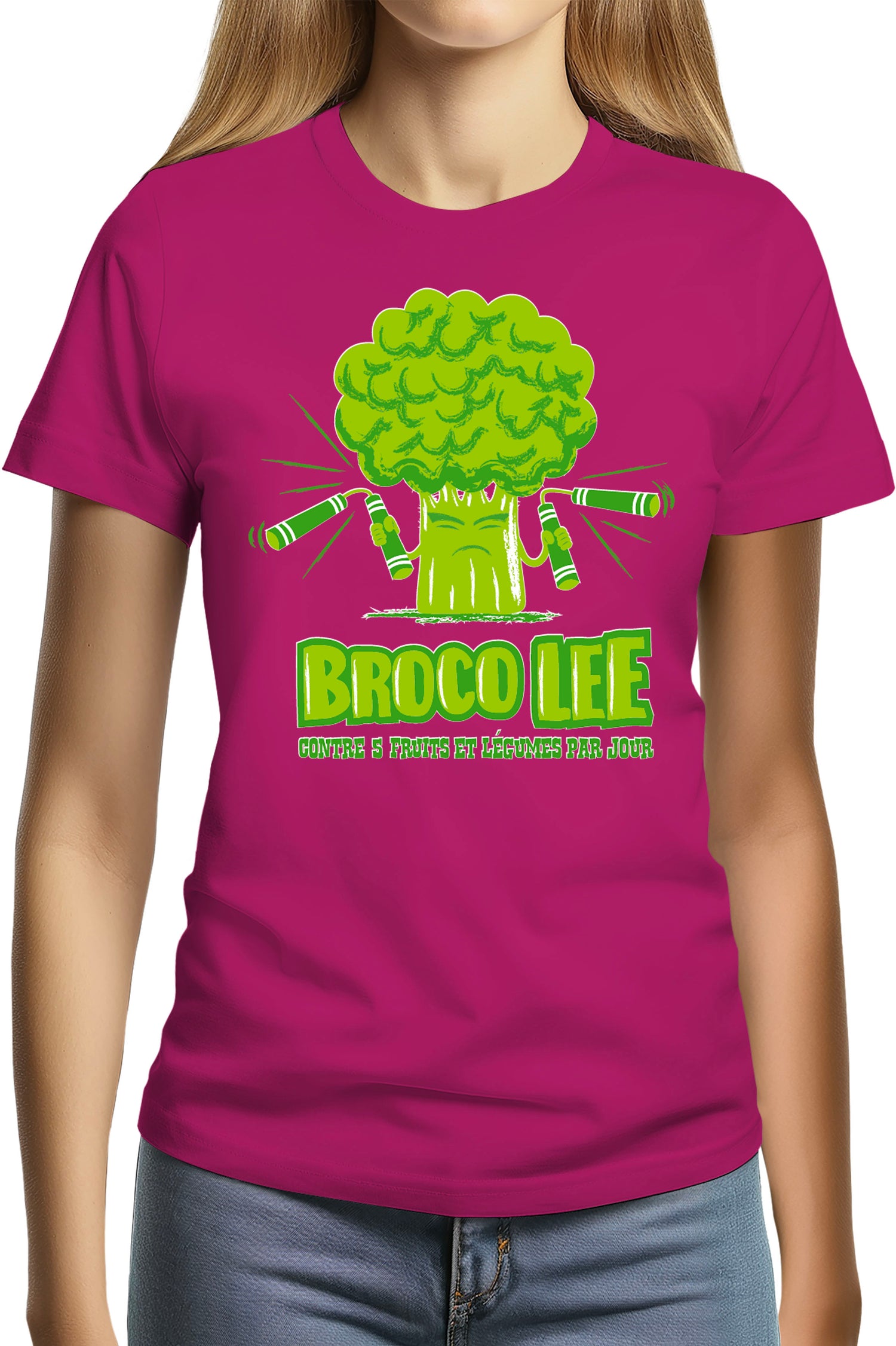 T-Shirt Femme Broco Lee 5 fruits et légumes