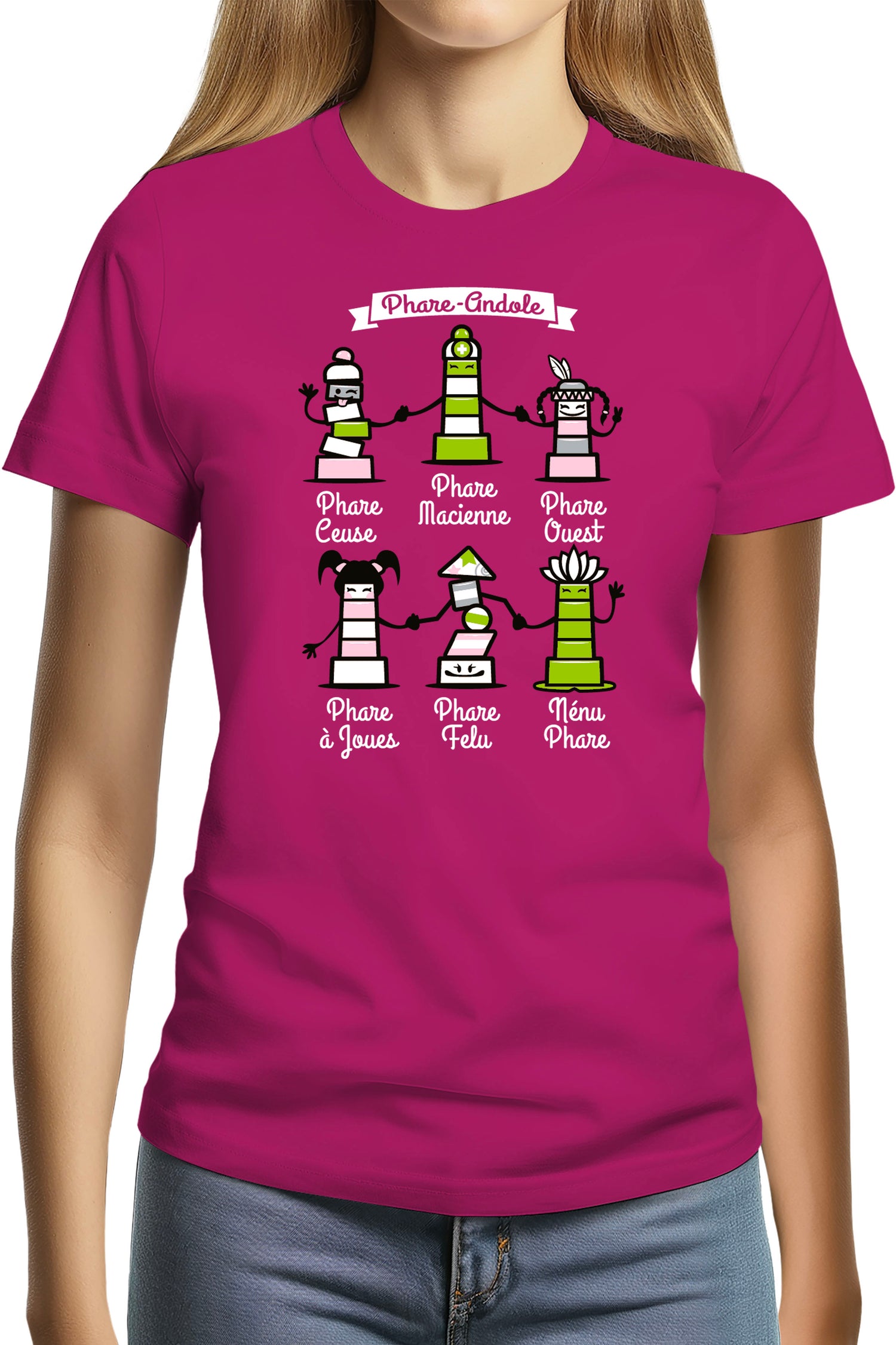 T-Shirt Femme Les 06 phares andoles