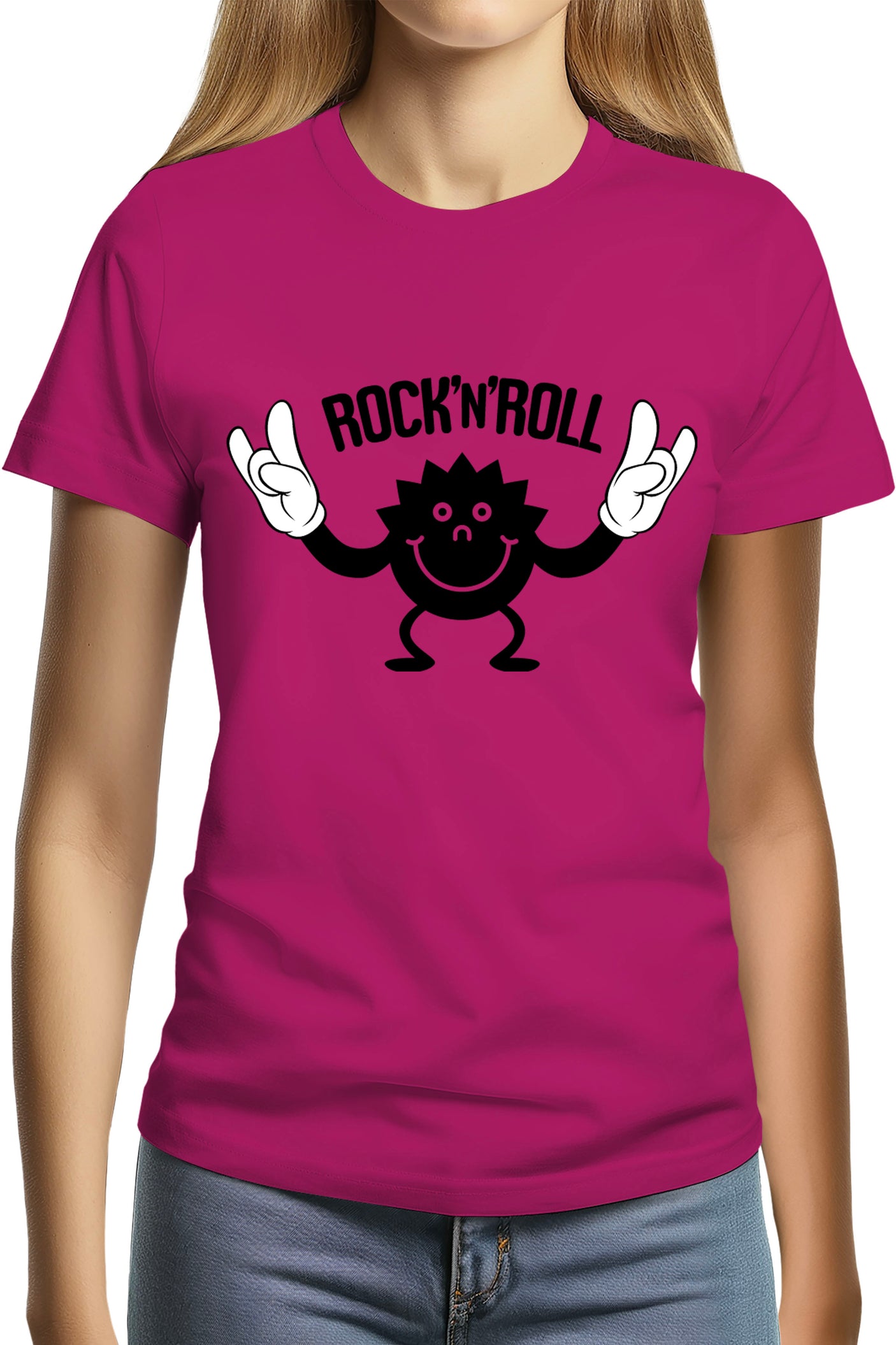 T-Shirt Femme Smile Rock'N'Roll