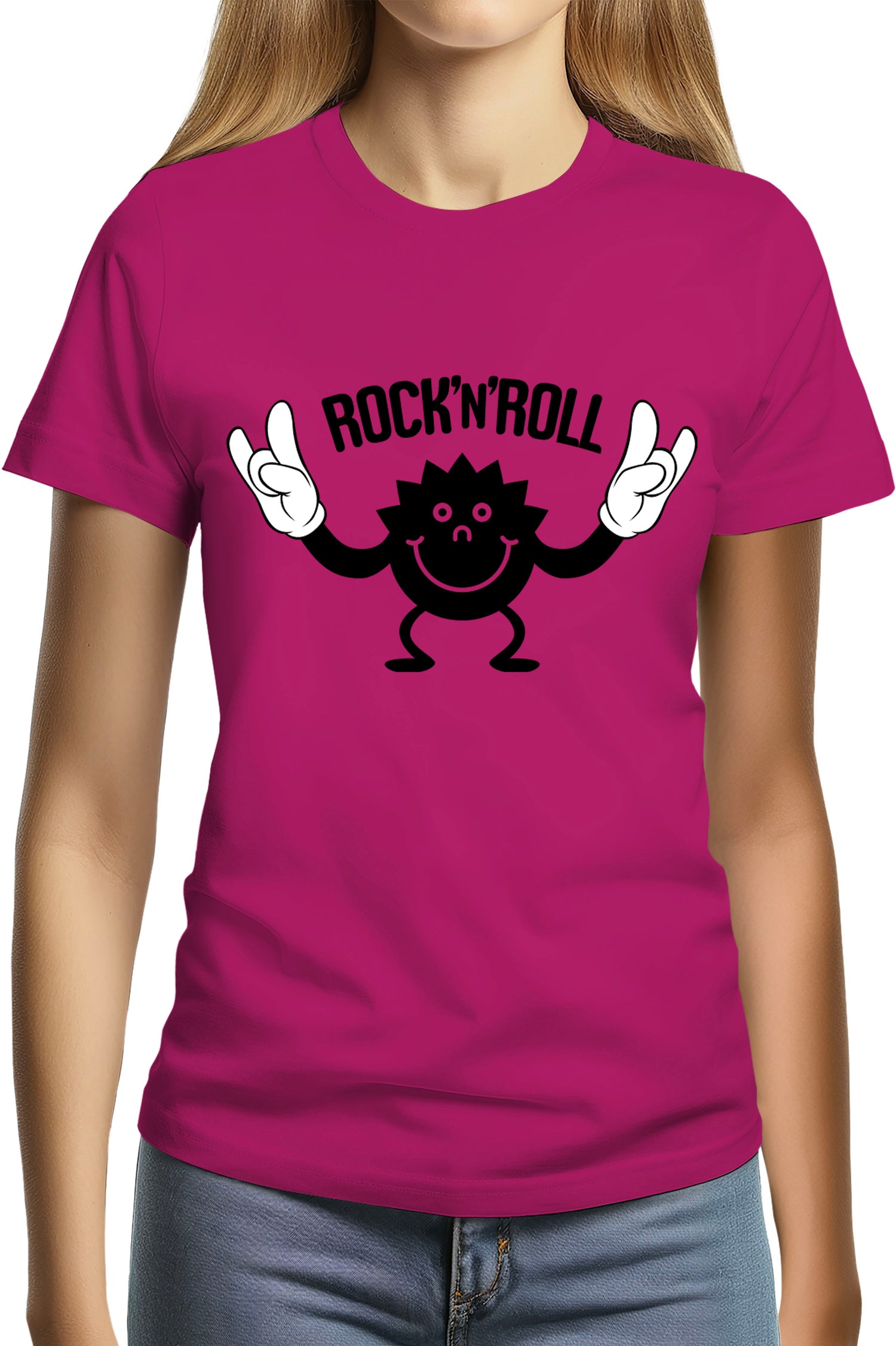 T-Shirt Femme Smile Rock'N'Roll