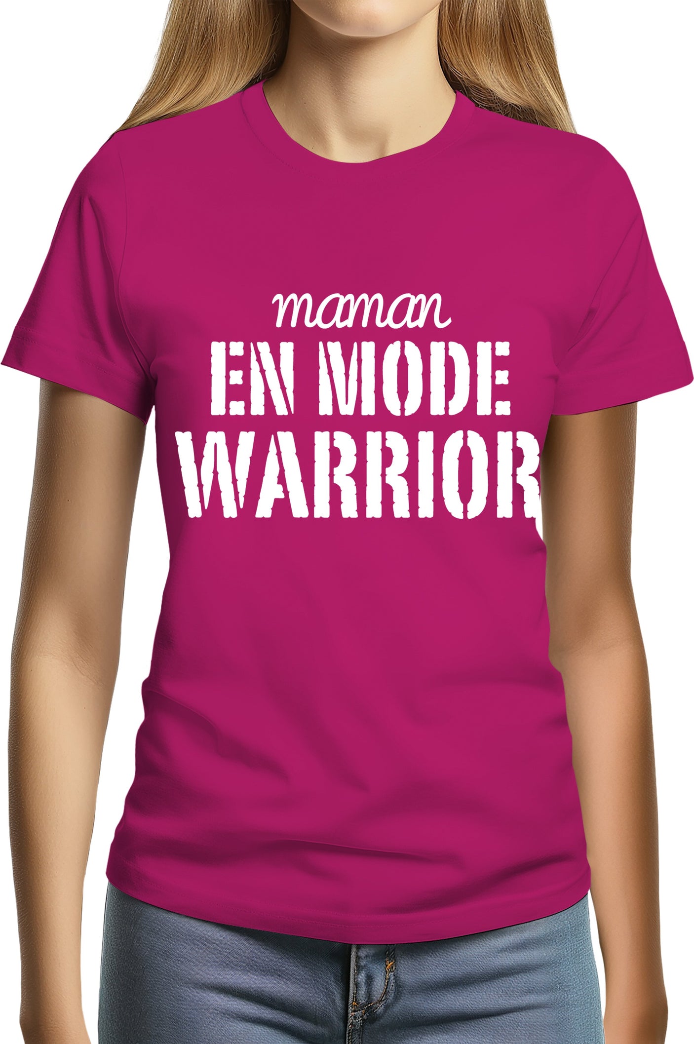 T-Shirt Femme Maman en mode Warrior