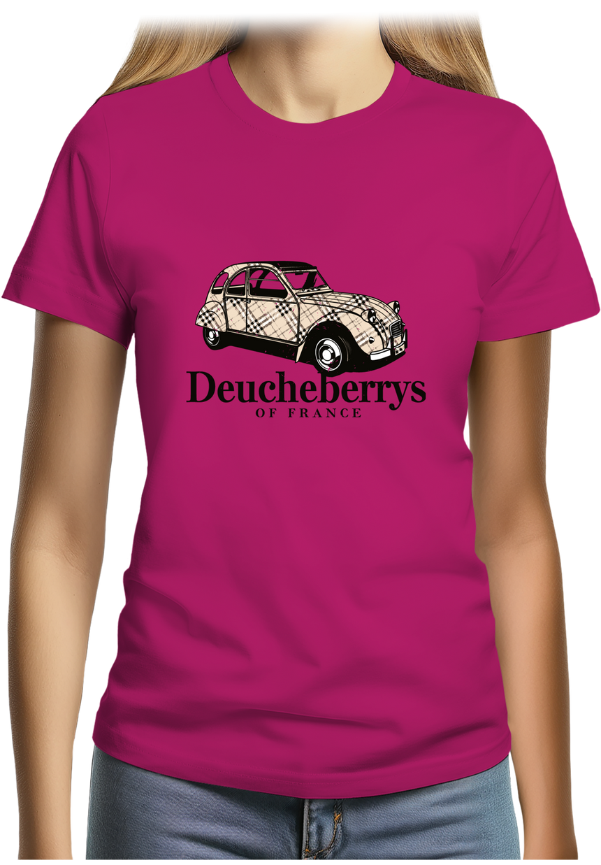 T-Shirt Femme Voiture 2CV Deuchberrys